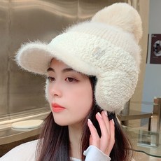 여성방한모자