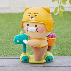 카카오프렌즈 고고싱 킥보드 춘식이 인형쿠션, 혼합색상