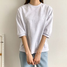 여성반팔맨투맨