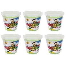 토단교재 에듀클레이 6p, 연한연두, 250g