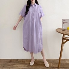 후니네 반셔츠 임산부 원피스