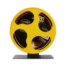 엑조틱뉴트리션 사일런트 러너 휠 22.5cm, 노랑, 1개