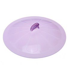 鉑金 矽膠平底鍋蓋，紫色，24公分，可重複性使用，耐熱溫度-40-250°C, 24cm, 1個