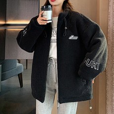 루나글램 임산부 캐주얼 후리스 집업 sgx161