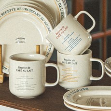 라세라미그 레시피 레터링 빈티지 머그컵 3종 세트 380ml, 딥블랙, 칠리레드, 틸그린, 1세트 딥블랙, 칠리레드, 틸그린, 1세트