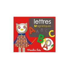 Moulin Roty 木頭磁性字母套裝，36個木製字母, 1組, 36