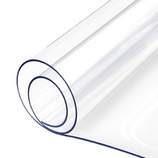 예피아 모서리라운딩 PVC 매트, 투명매트1mm, 폭 90cm x 길이 40cm x 두께 1mm