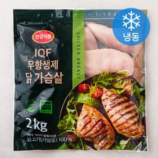 한강 무항생제 인증 IQF 닭 가슴살 (냉동), 2kg, 1개
