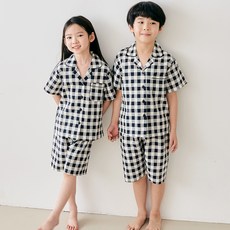 PINGCOCO 兒童款短袖睡衣上下套裝
