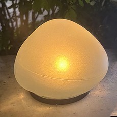 VISANG 太陽能花園石戶外照明支架 144 x 166 x 110 mm, 暖白