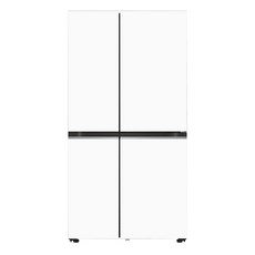 LG전자 디오스 오브제컬렉션 빌트인타입 매직스페이스 양문형 냉장고 메탈 652L 방문설치, S634MHH30Q, 크림화이트 +