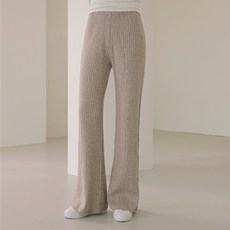 프렌치시크 여성용 골지트임 비스코스 니트 팬츠