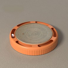  예홈펫 고양이 원형 스크래쳐, 오렌지, 1개 