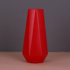 홈플로우 심플한 유럽스타일 플라스틱 화병, 레드