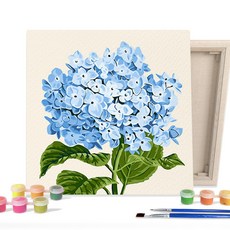 iLovePainting DIY熱門圖畫, 藍色繡球花, 1組