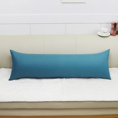 BED&DECO Everyday圓柱長抱枕套, 藍色