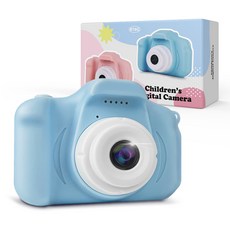  알테지 아동용 선물 미니 셀카 디지털 카메라 KD1000 16G SD카드 세트 KD1000 인디블루 1세트 