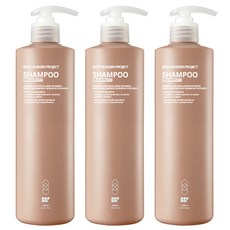 바디버든프로젝트 건성 샴푸 로즈마리향, 3개, 500ml