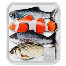 딩동펫 멍냥이 움직이는 물고기 파닥피쉬 4개세트, 랜덤발송, 202001