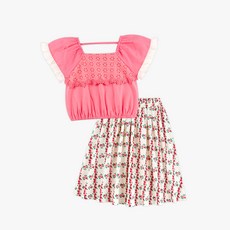 마리앤모리 여아용 라일리 스커트 상하복 세트