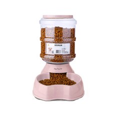 DING DONG PET 寵物自動餵食器, 粉色, 1個