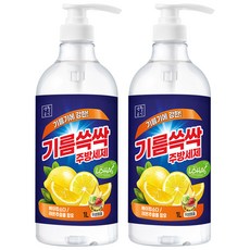 생활공식 기름쓱싹 주방세제, 1L, 2개