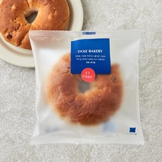 도제식빵 탕종 호두 크랜베리 베이글, 90g, 1개