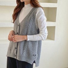 겨울기록 조끼 임부복