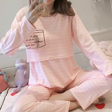 DM 임부용 수유 홈웨어 상의 + 하의 세트