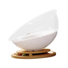 貓咪太空艙, 42cm混色貓窩, 透明貓咪睡床, 寵物休息空間, 1個, 42cm, 混和顏色