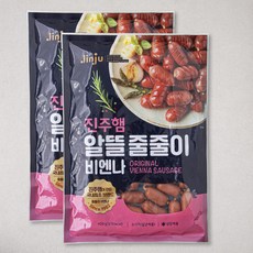 진주햄 알뜰줄줄이 비엔나, 400g, 2개