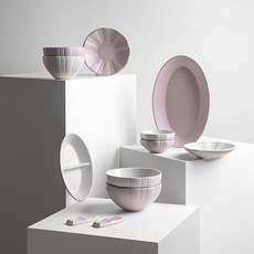 Royal Arothia Misty Violeta 2人餐具組 12入, 7種餐具, 混色, 1組