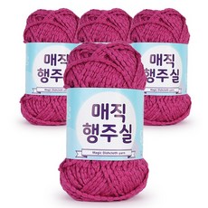 필립섬유 쎄비 매직 행주실 80g x 4p, 6 핫핑크, 4개