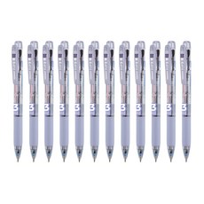 모나미 플립3 멀티펜 0.5mm, 라벤더(블랙 + 블루 + 레드), 12개