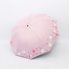 쇼핑죠이 파스텔 양산 겸용 3단 우산 + 우산 걸이 후크 세트