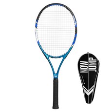 VWY 비비드컬러 탄소 초경량 테니스 라켓 + 전용백 세트 W-5018, 블랙블루