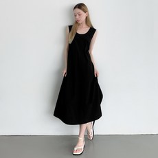 VAN AKE 蝴蝶結喇叭背心連身裙