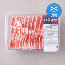 농협안심한돈 옛날 삼겹살 구이용 (냉동), 600g, 1개