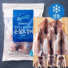 비비수산 장현웅의 국내산 깔끔한 손질오징어 (냉동), 1kg, 1개 1kg, 1개