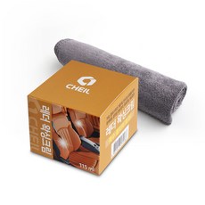 CHEIL 汽車皮革打蠟霜+超細纖維毛巾, 1套