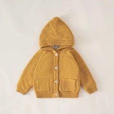 아르베 아동용 크리미 니트집업