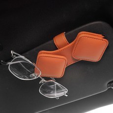 벤오토 스퀘어 차량용 선바이저 클립, 레드브라운, 1개