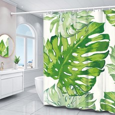 카리스 자연그대로 욕실 샤워 커튼 A12 120 x 180 cm, 1개