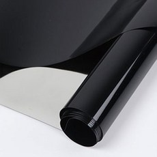 구우스 사생활보호 암막시트지, 블랙