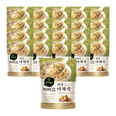 비비고 버섯야채죽, 420g, 21개