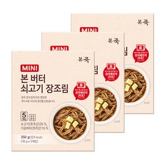 본죽 미니 버터 장조림 5p, 350g, 3개