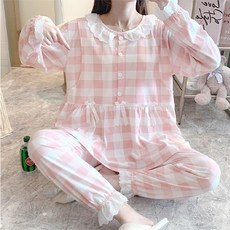 星星圖案側開哺乳睡衣