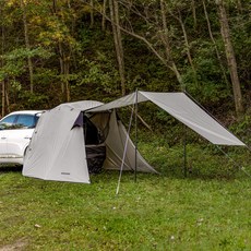 아이두젠 패스트캠프 모빌리티 BAT 스텔스 도킹 트렁크 카 쉘터 차박 텐트, 라이트그레이