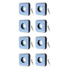 케이홈 가구 테프론 패드 나사형 사각 30mm 8p, 1개