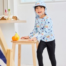 아이엠베베 유아용 스노클 돌고래 래쉬가드 상하복 세트